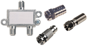 coaxial connectors "f" CATV Series